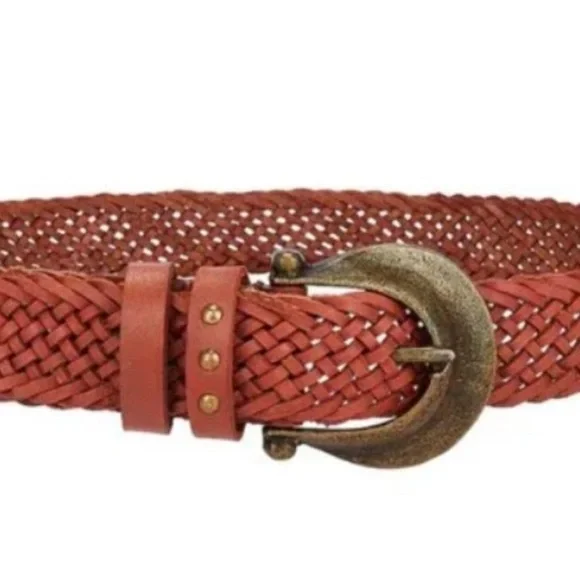 Free People We The Free NWOT Brix Belt in Cognac - Picture 1 of 9